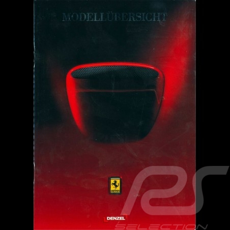 Ferrari Broschüre 1999 Bereich in Deutsch