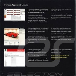 Brochure Ferrari Approved - Used car programme 2008 en Anglais FAID1-JAN08