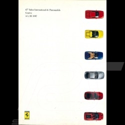 Ferrari Brochure Press-kit Salon de Genève 1997 in Italian English 3M197