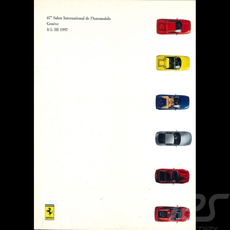 Ferrari Broschüre Press-kit Salon de Genève 1997 in Italienisch Englisch 3M197