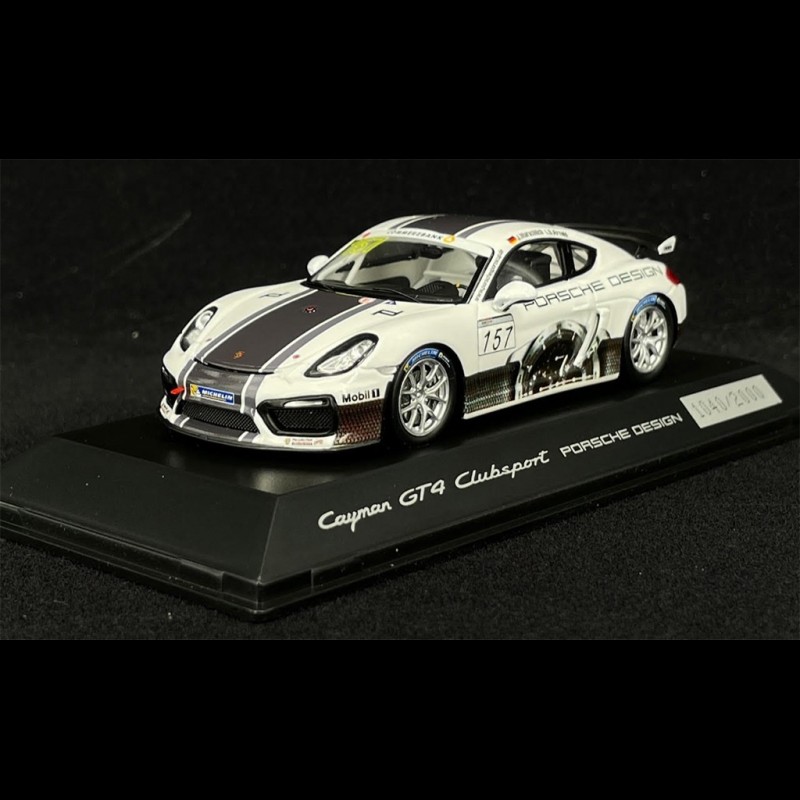 Porsche Cayman GT4 Clubsport 2017 n° 157 Porsche Design 1/43 Spark