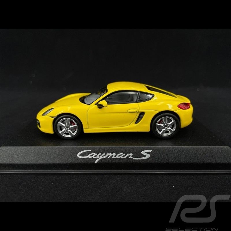 Porsche Cayman S 981 jaune  
