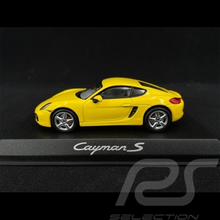 Porsche Cayman S 981 jaune  