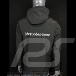 Veste Jacket Jacke Mercedes Softshell à capuche Noir/ Blanc Mercedes-Benz SG7640M - homme