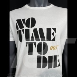 007 T-shirt No Time To Die 2021 White - Men