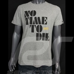 T-shirt 007 No Time To Die 2021 Gris chiné - homme