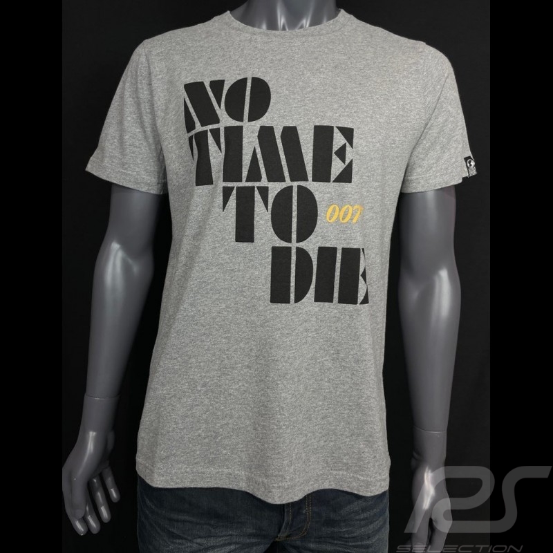 T-shirt 007 No Time To Die 2021 Gris chiné - homme