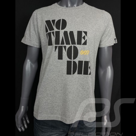 007 T-Shirt No Time To Die 2021 Graumeliert - Herren