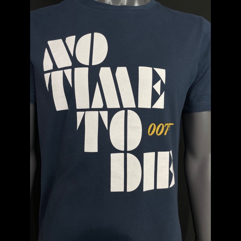 James Bond 007 Tshirt No Time To Die 2021 Navy blue Men