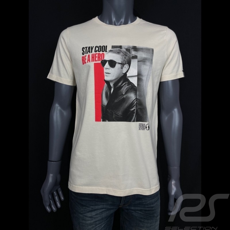 Steve Mcqueen T-shirt  Storm Beige Seven - men