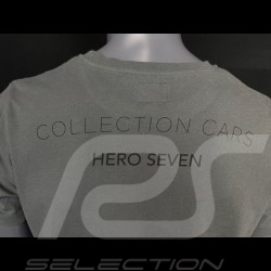 T-shirt Silver Car Mercedes-Benz N°12 W196 1954 Grey Asphalte Hero Seven - men