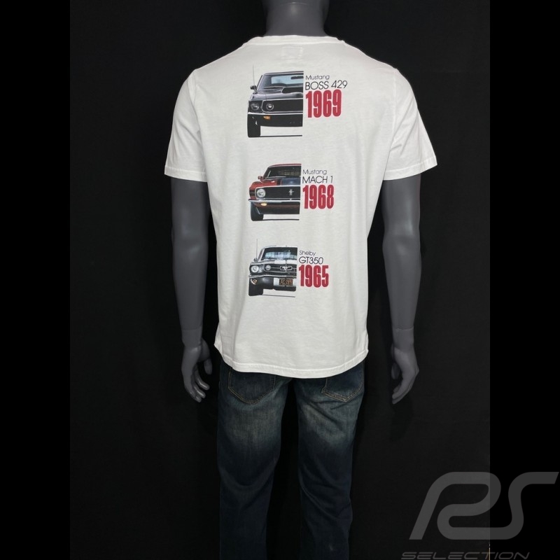 Mustang T-shirt White Hero Seven - men