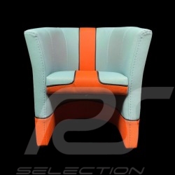 Small Tub chair Racing Inside for kids n° 20 blue Racing team / orange
