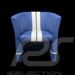 Petit small kleiner Fauteuil chair stuhl cabriolet Racing Inside pour enfants n° 98 Cobra racing bleu / blanc