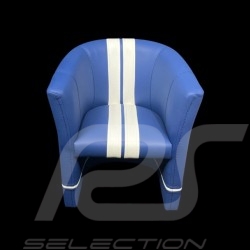Small Tub chair Racing Inside for kids n° 98 Cobra racing blue / white