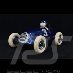 Vintage Racing Car Bruno n°3 Metalic Blue Playforever PLBRU104