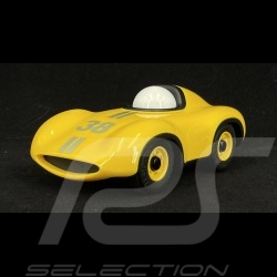 Miniature Vintage de course n°38 Speedy Le Mans Jaune yellow gelb Playforever PLMIN703