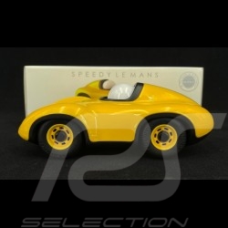 Miniature Vintage de course n°38 Speedy Le Mans Jaune yellow gelb Playforever PLMIN703