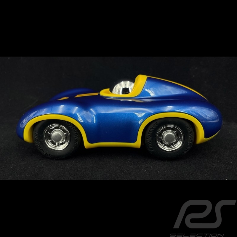 Miniature Vintage de course n°1 Speedy Le Mans Bleu Roi / Jaune Playforever PLMIN712