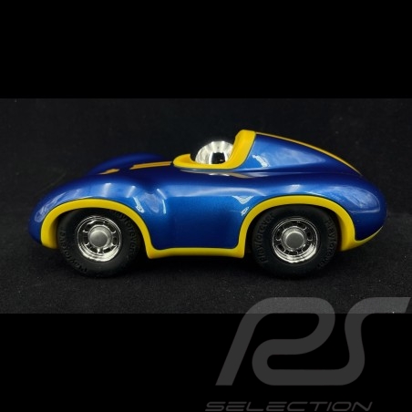 Miniature Vintage de course n°1 Speedy Le Mans Bleu Roi / Jaune Playforever PLMIN712