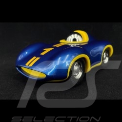 Vintage Racing Car n°1 Speedy Le Mans Blue - Yellow Playforever PLMIN712