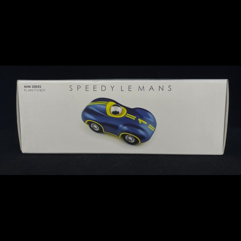Vintage Racing Car n°1 Speedy Le Mans Blue - Yellow Playforever