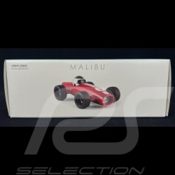 Miniature racing car Vintage de course Malibu n°6 Rouge Playforever PLVERVM203