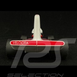 Miniature Vintage racing car de course n° 6 Velocita F1 Rouge / Blanc red white rot weiß Playforever PLVERVVE301