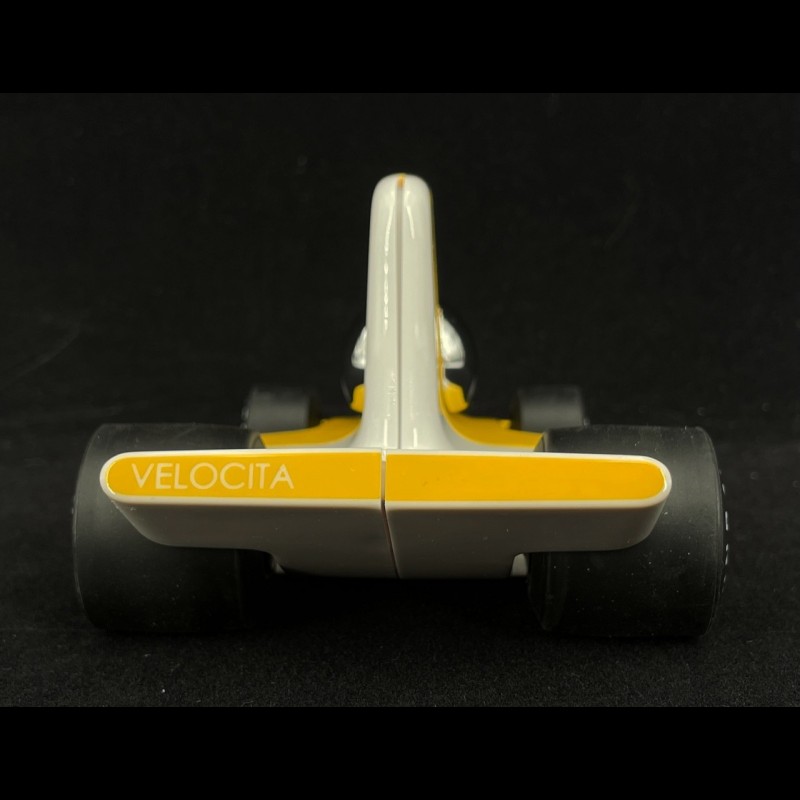 Vintage Racing Car Verve Velocita Jacques n° 1 Yellow / White