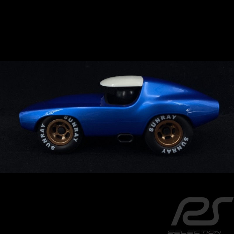 Vintage Racing Car Leadbelly Metallic Blue Playforever PLVF501
