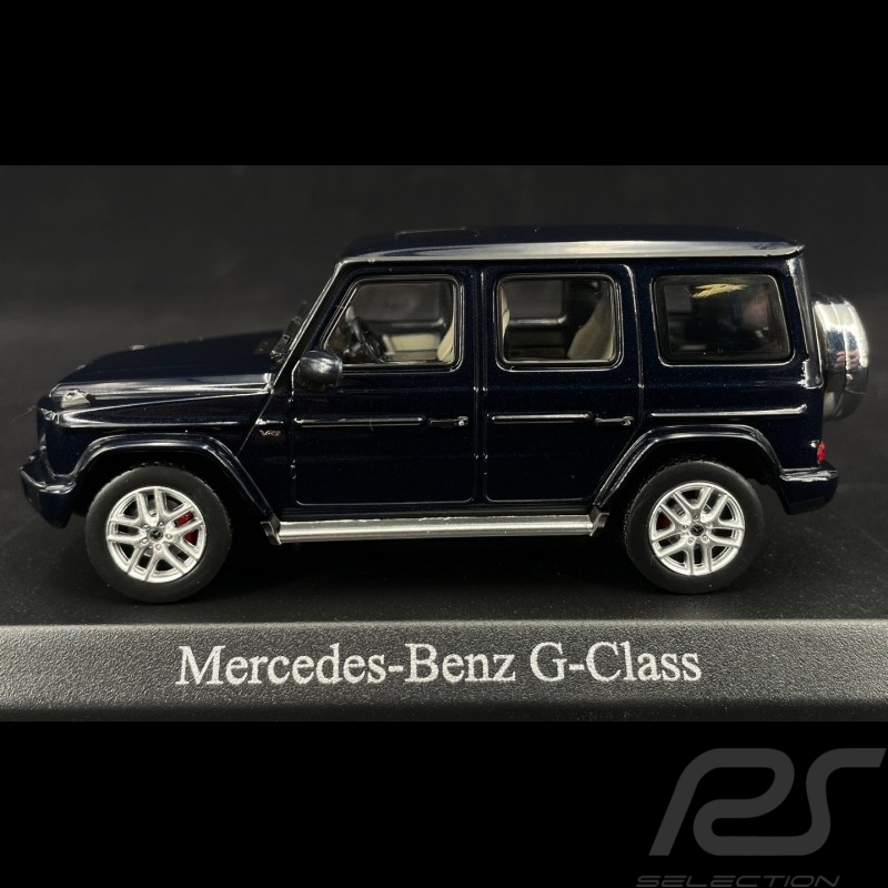 Mercedes - Benz Classe G 500 V8 2018 Bleu Foncé dark blue blau Métallique Metallic 1/43 Norev 351343
