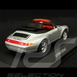Porsche 911 Carrera Cabriolet type 993 1/43 Minichamps WAP02003997 argent silver silber