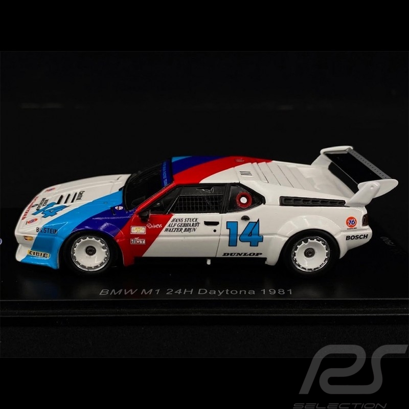 BMW M1 n° 14 24h Daytona 1981 1/43 Spark US085