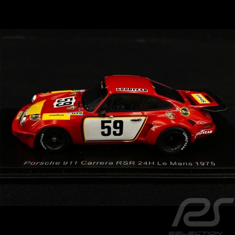 Porsche 911 Carrera RSR 3.0 n° 59 24h Le Mans 1975 1/43 Spark S9974