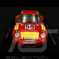 Porsche 911 Carrera RSR 3.0 n° 59 24h Le Mans 1975 1/43 Spark S9974