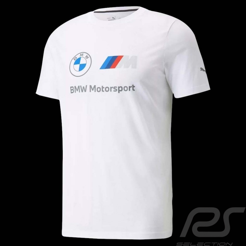 BMW Motorsport T-Shirt Essential Logo Tee Puma white 53225302 - men | Sport-T-Shirts