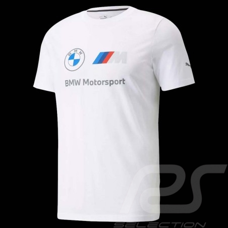T-Shirt BMW Motorsport Essential Logo Tee Puma Blanc 53225302 - homme