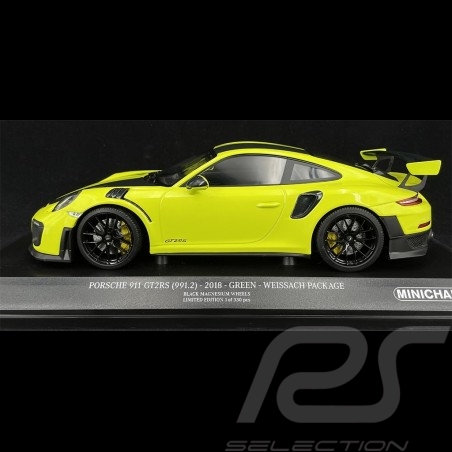 Porsche 911 GT2 RS Type 991 Weissach Package Acid Green 1/18 Minichamps 155068300