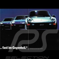 Brochure Porsche Gamme 911 928 968 8/1993 en allemand WVK12731194