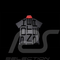 Polo Porsche Racing Collection Grau / Schwarz / Rot WAP793F - Herren