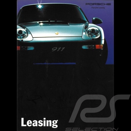 Porsche Brochure Leasing 1993 in german