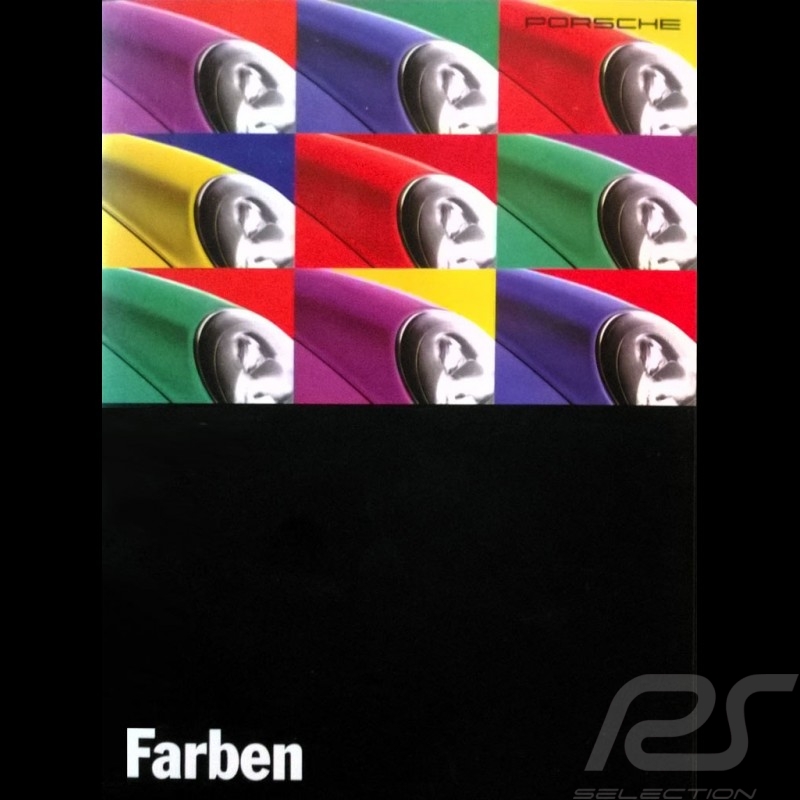 Porsche Brochure Farben Color chart 8/94 in german WVK12741095