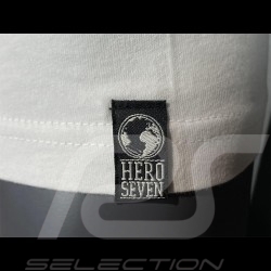 T-shirt Steve McQueen STEVE Blanc white weiß Hero Seven - homme