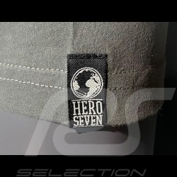 T-shirt Steve McQueen STEVE Gris grey grau Hero Seven - homme