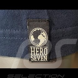 Steve McQueen T-shirt Porsche 908 Cockpit 48 Navy Blue Hero Seven - men