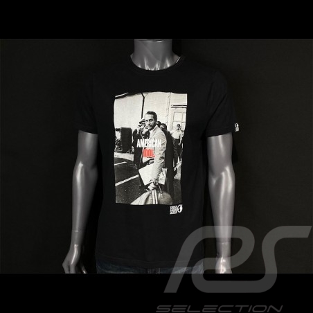 T-shirt Paul Newman American Idol Noir Black Schwarz Hero Seven - homme