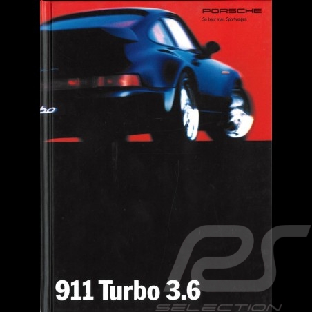 Brochure Porsche 911 Turbo 3.6 9/93 en allemand WVK12771094