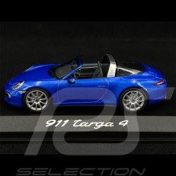 Porsche 911 type 991 Targa 4 2013 Bleu blue blau Saphir sapphire Métallique 1/43 Minichamps WAP0200350E