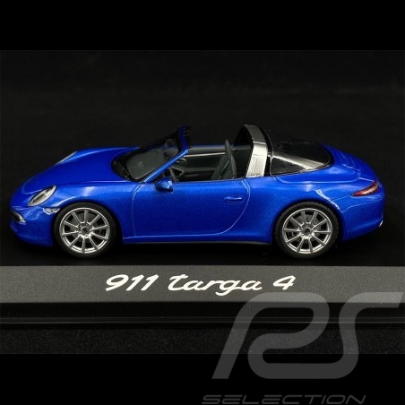 Porsche 911 type 991 Targa 4 2013 Sapphire Blue Metallic 1/43 Minichamps WAP0200350E
