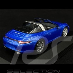 Porsche 911 type 991 Targa 4 2013 Bleu blue blau Saphir sapphire Métallique 1/43 Minichamps WAP0200350E